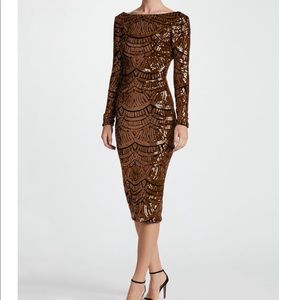 Dress The Population Emery Sequin Midi Dress